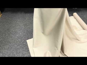 Austernfarbener Polyester-Lycra-Duchess-Satin - P83