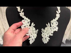 Ivory Corded Lace Appliques - Aspiration