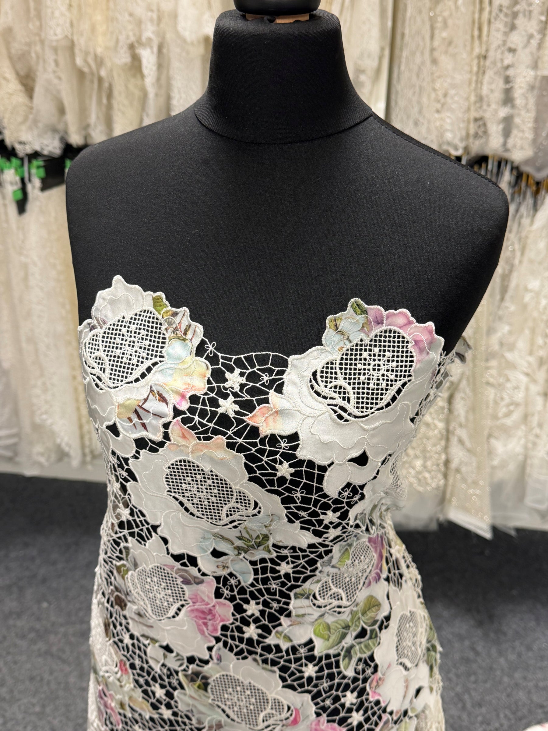 Multi coloured Printed Lace - LB2003