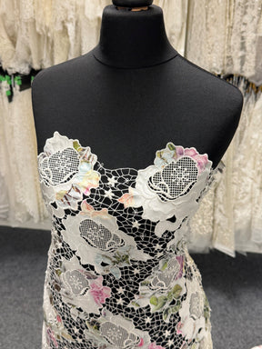 Multi coloured Printed Lace - LB2003