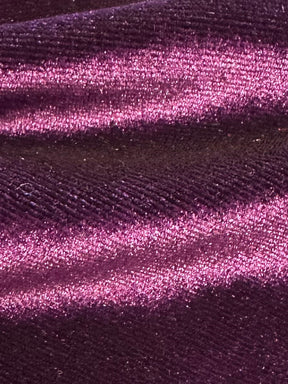 Lila Stretch-Seidensamt - Cozy