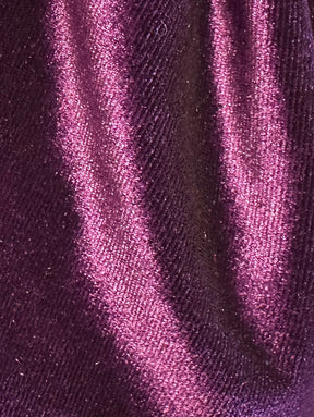 Lila Stretch-Seidensamt - Cozy