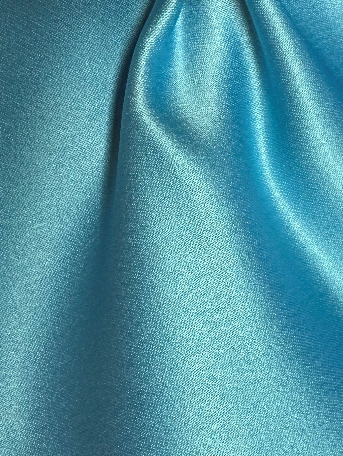 Türkisfarbener Polyester-Satin – Kanada