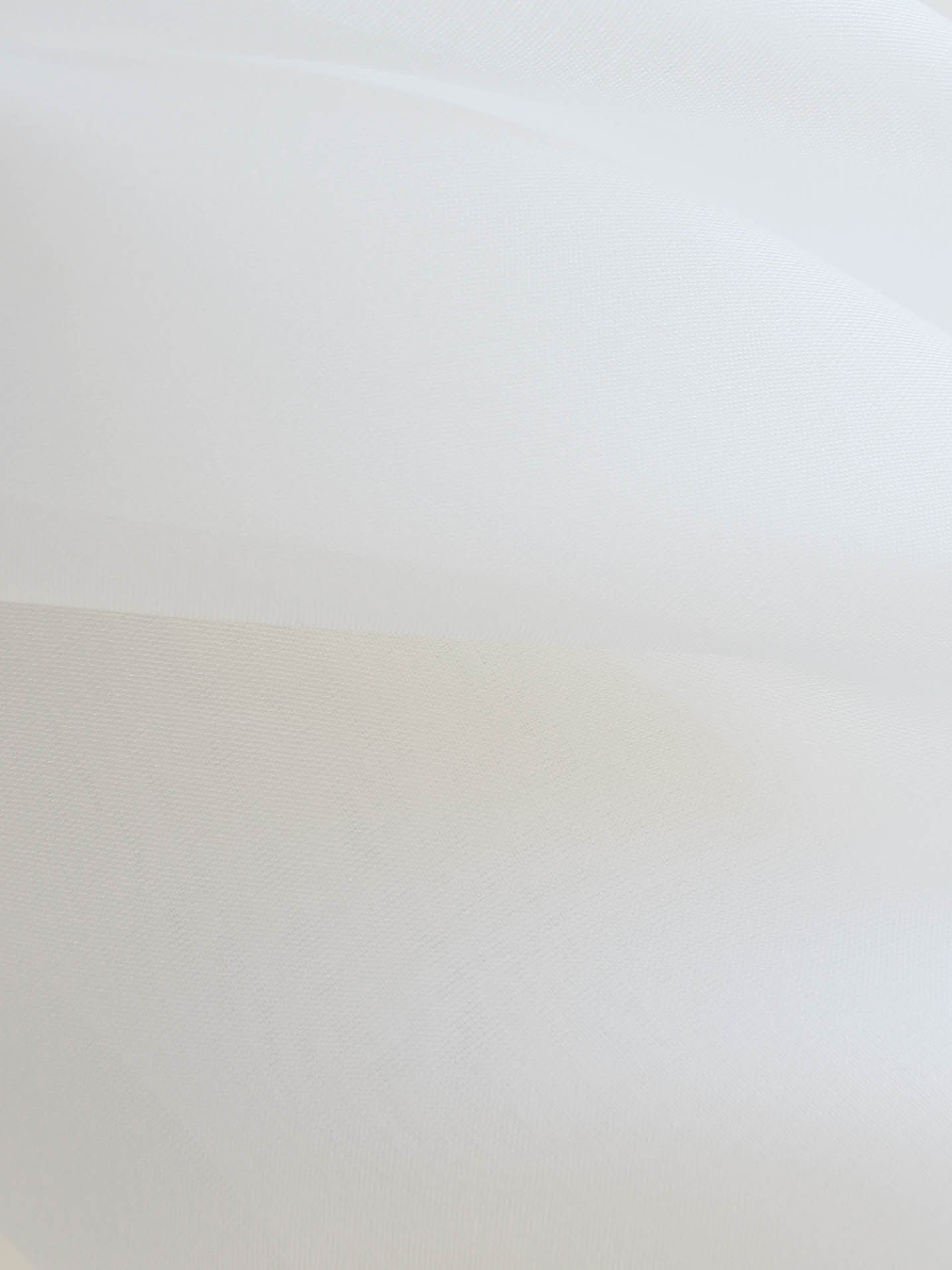Weißer Seidenchiffon – Superba
