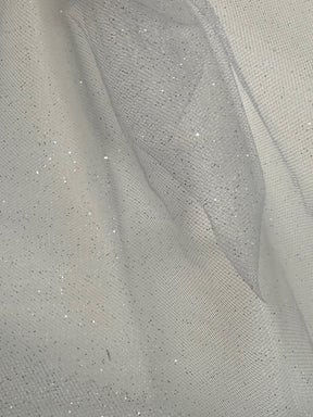 Elfenbeinfarbener Glitzertüll - Scalaway (CF Stardust)