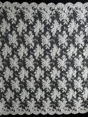 Elfenbeinfarbene, kordelbesetzte Chantilly-Spitze – Zetina