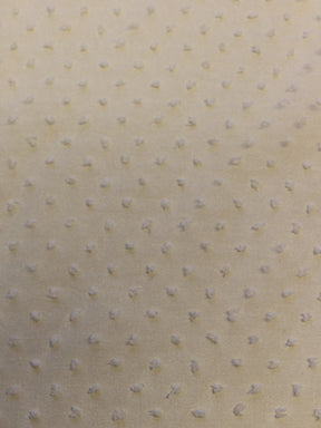 Elfenbeinfarbener Polyester-Fil-Coupé-Organza – Verliebtheit
