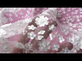 Elfenbeinfarbene 3D-Blumenspitze – Mirren