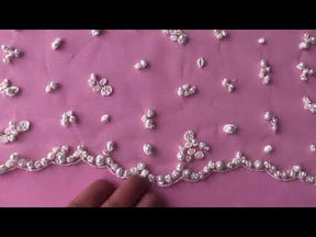 Elfenbeinfarbene Perlenspitze – Clarimonde