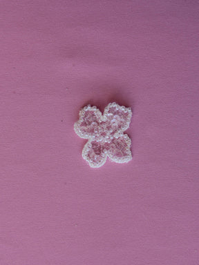Elfenbeinfarbene Perlenblume – Ringelblume (Beutel mit 10 Stück)