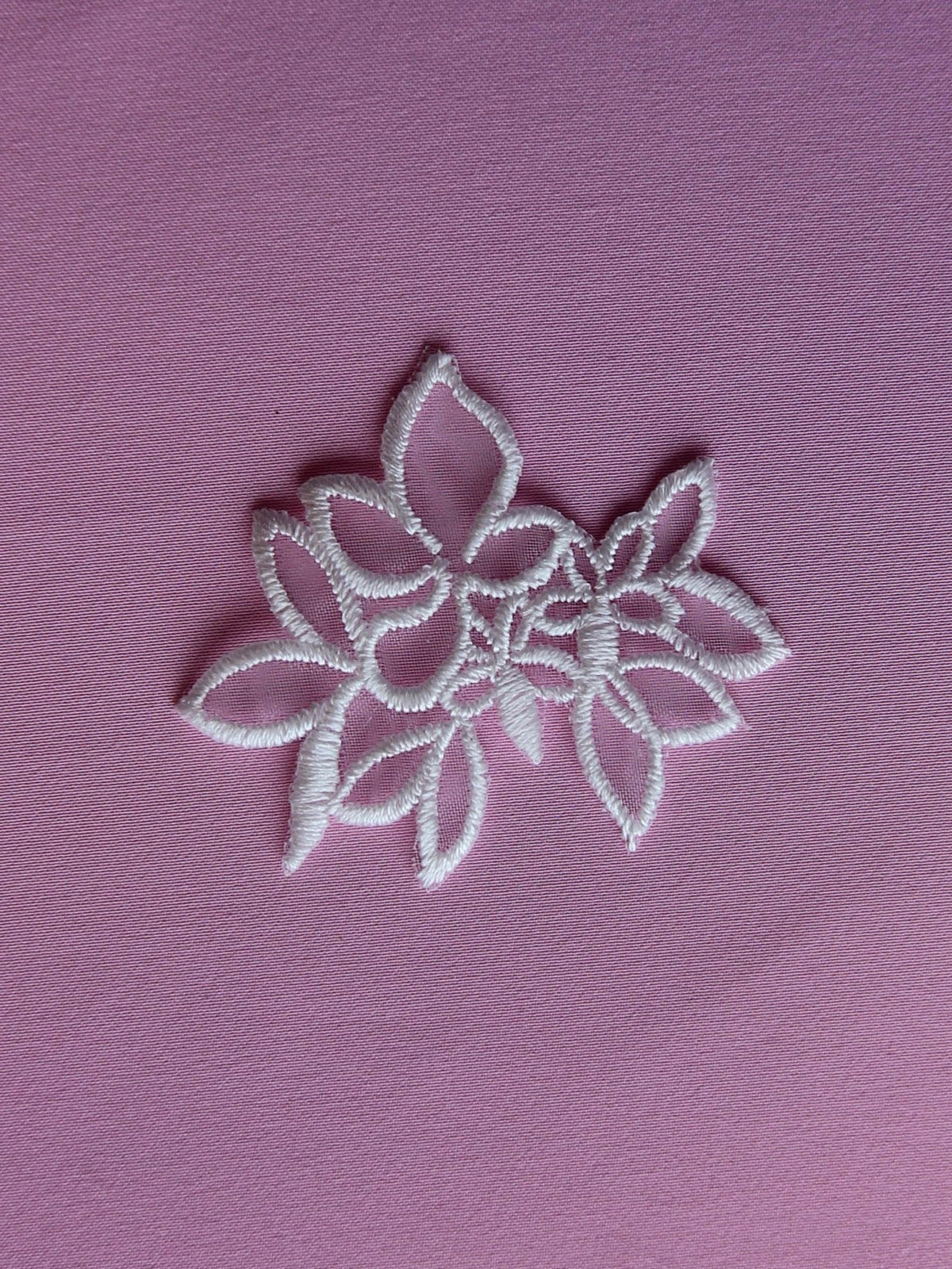 Elfenbein bestickte Blume – Limonium (Beutel mit 10 Stück)